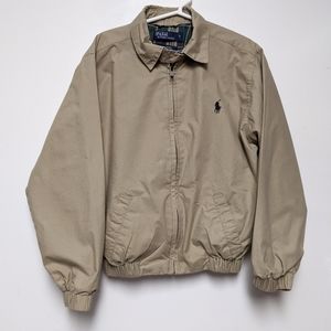 Boys Polo Ralph Lauren Tan Zip Jacket